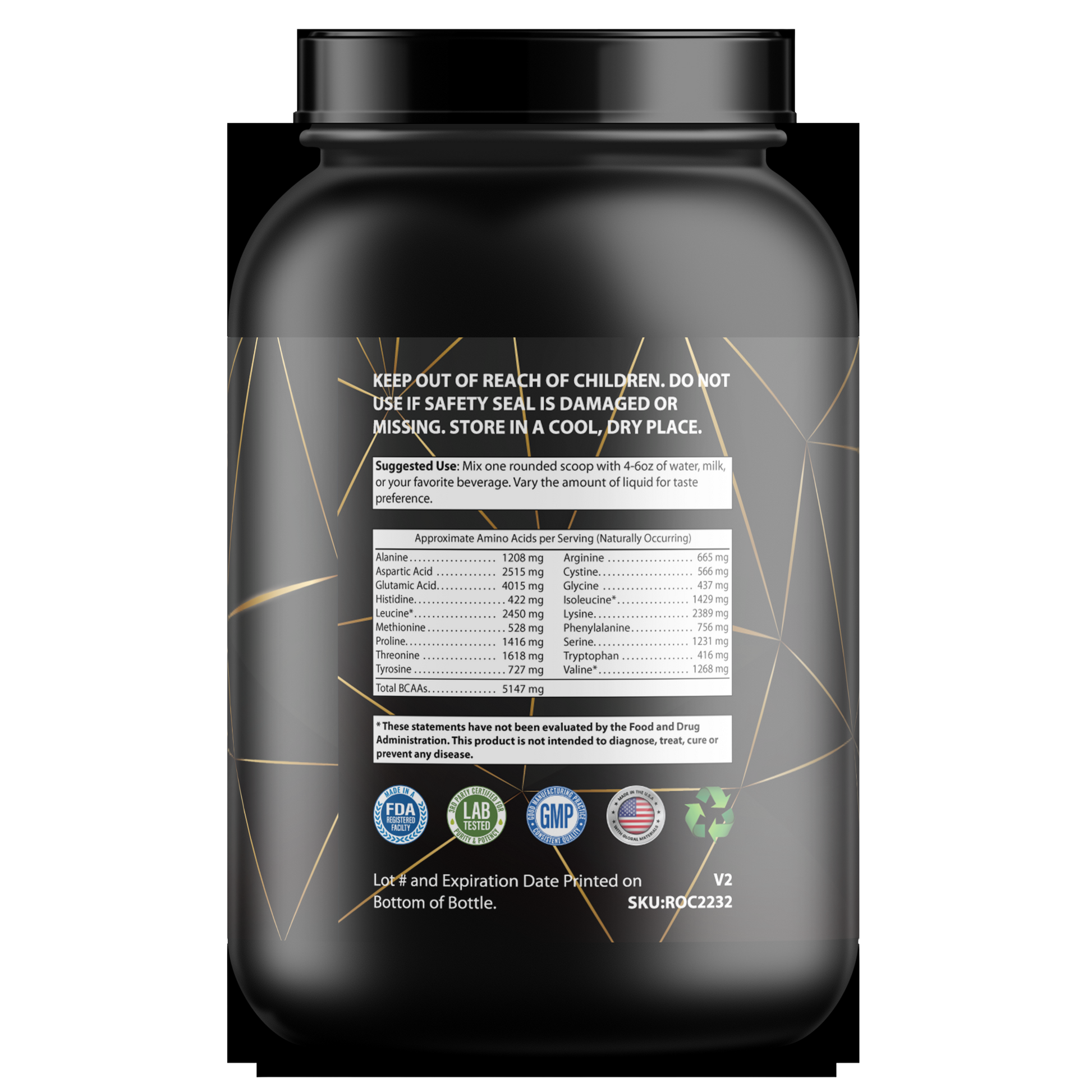 4-in-1 Whey label