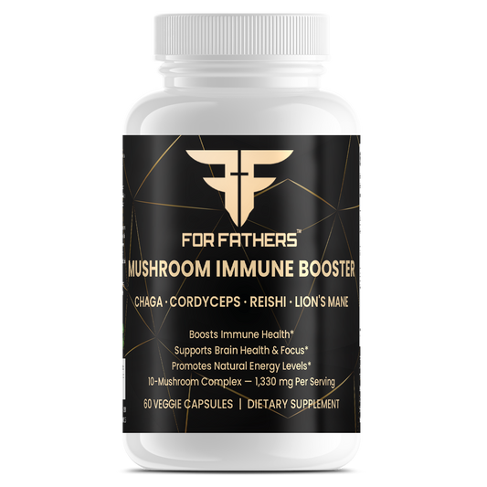 Mushroom Immune Booster – For Fathers Fitness – front