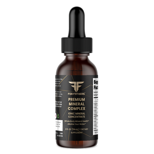 Premium Mineral Complex – Ionic Trace Minerals – For Fathers Fitness – front