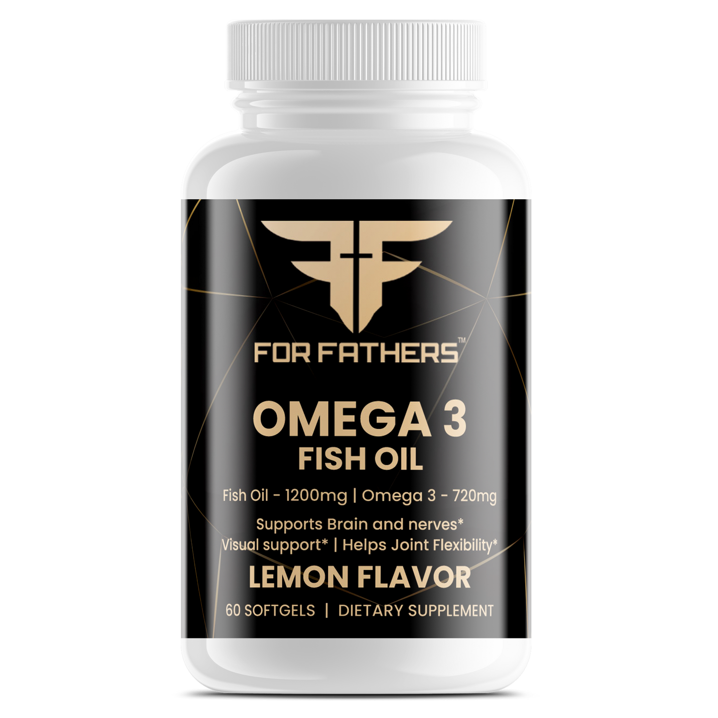 Omega 3 Fish Oil Supplement - 60 Softgel Capsules