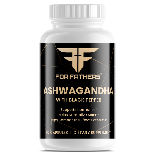 Organic Ashwagandha Capsules - Natural Stress & Anxiety Relief Supplement for Improved Sleep & Mood