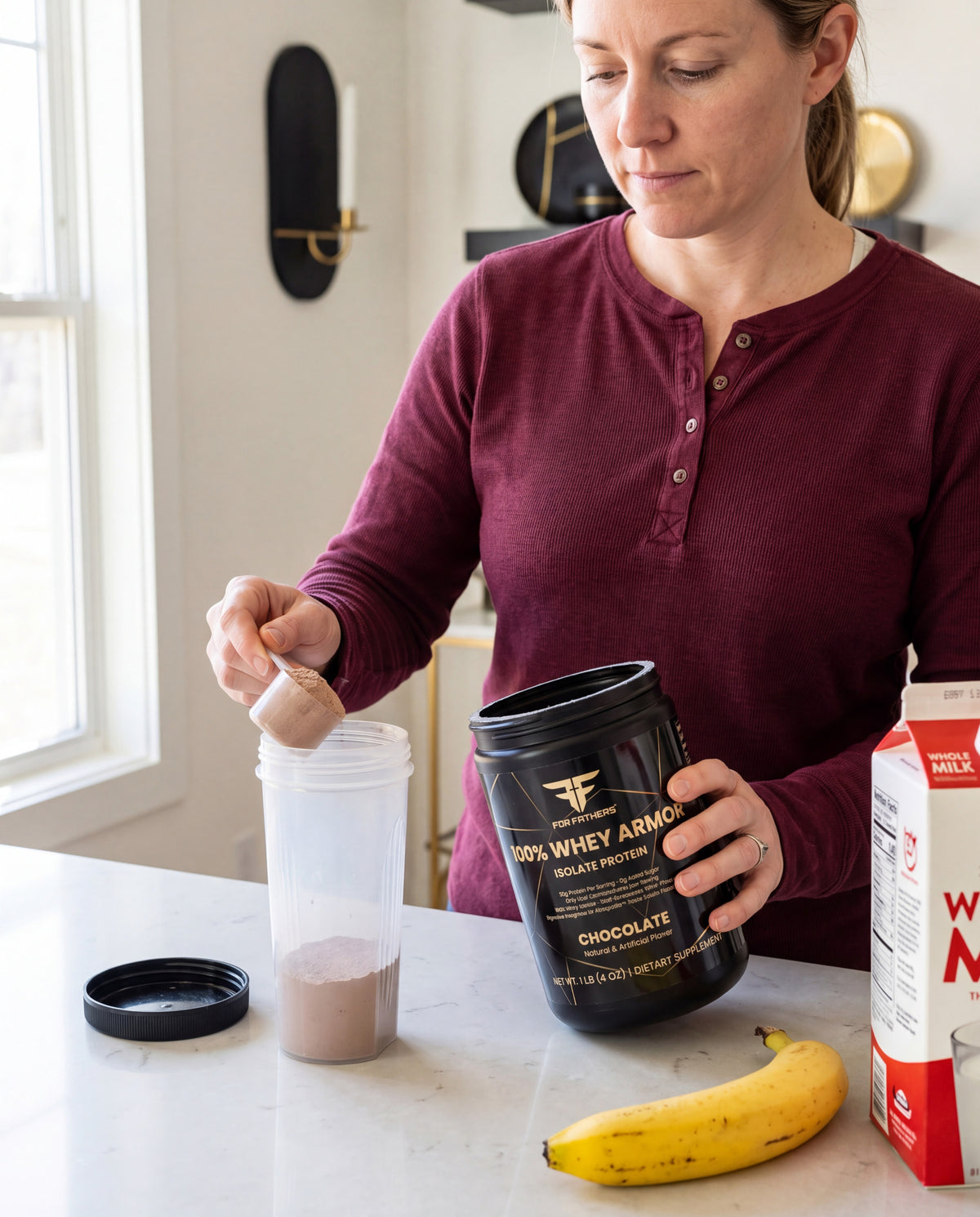 100% Whey Armor Isolate – For Fathers Fitness – lifestyle