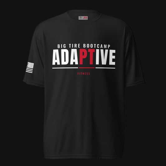 Big Tire Bootcamp ADAPTIVE Performance Tee — front