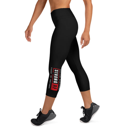 STRONG AF Yoga Capri Leggings