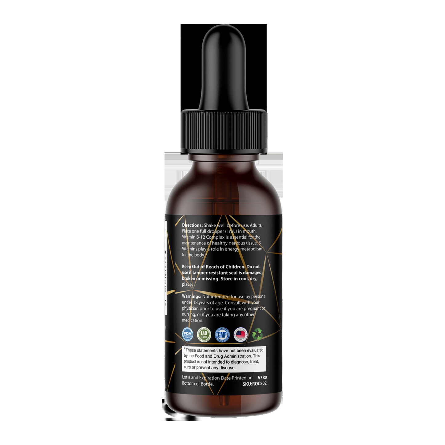 For Fathers Fitness b 12 vitamin b 12 complex label