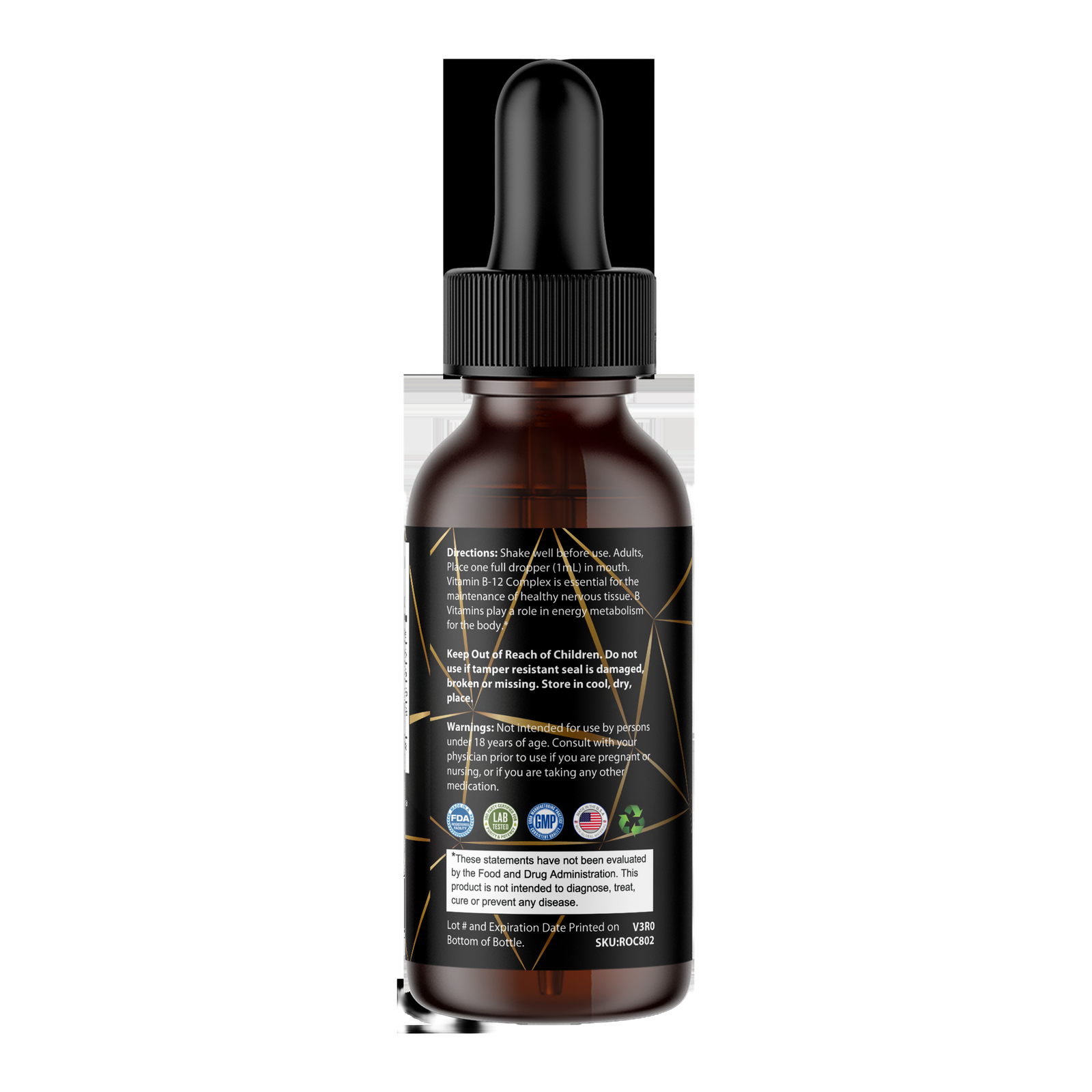 For Fathers Fitness b 12 vitamin b 12 complex label
