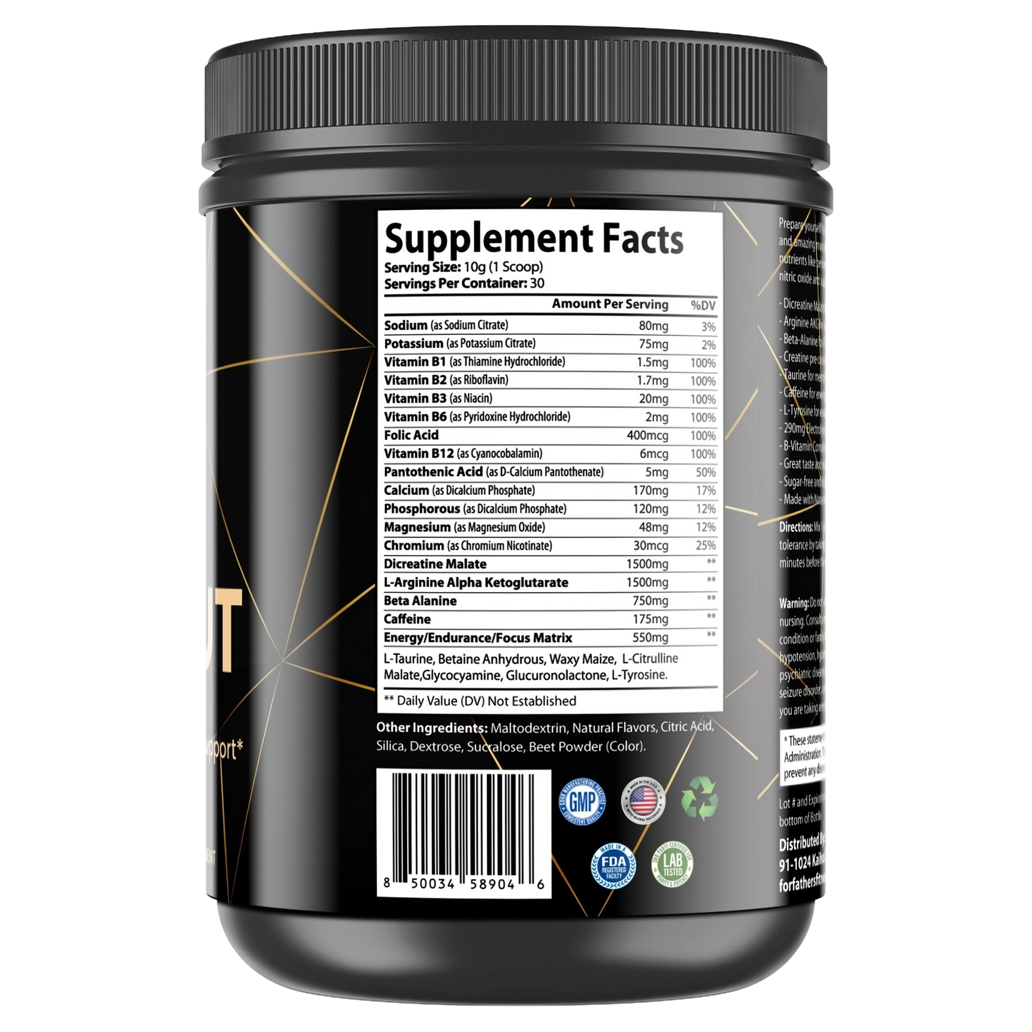 Watermelon Pre-Workout detail