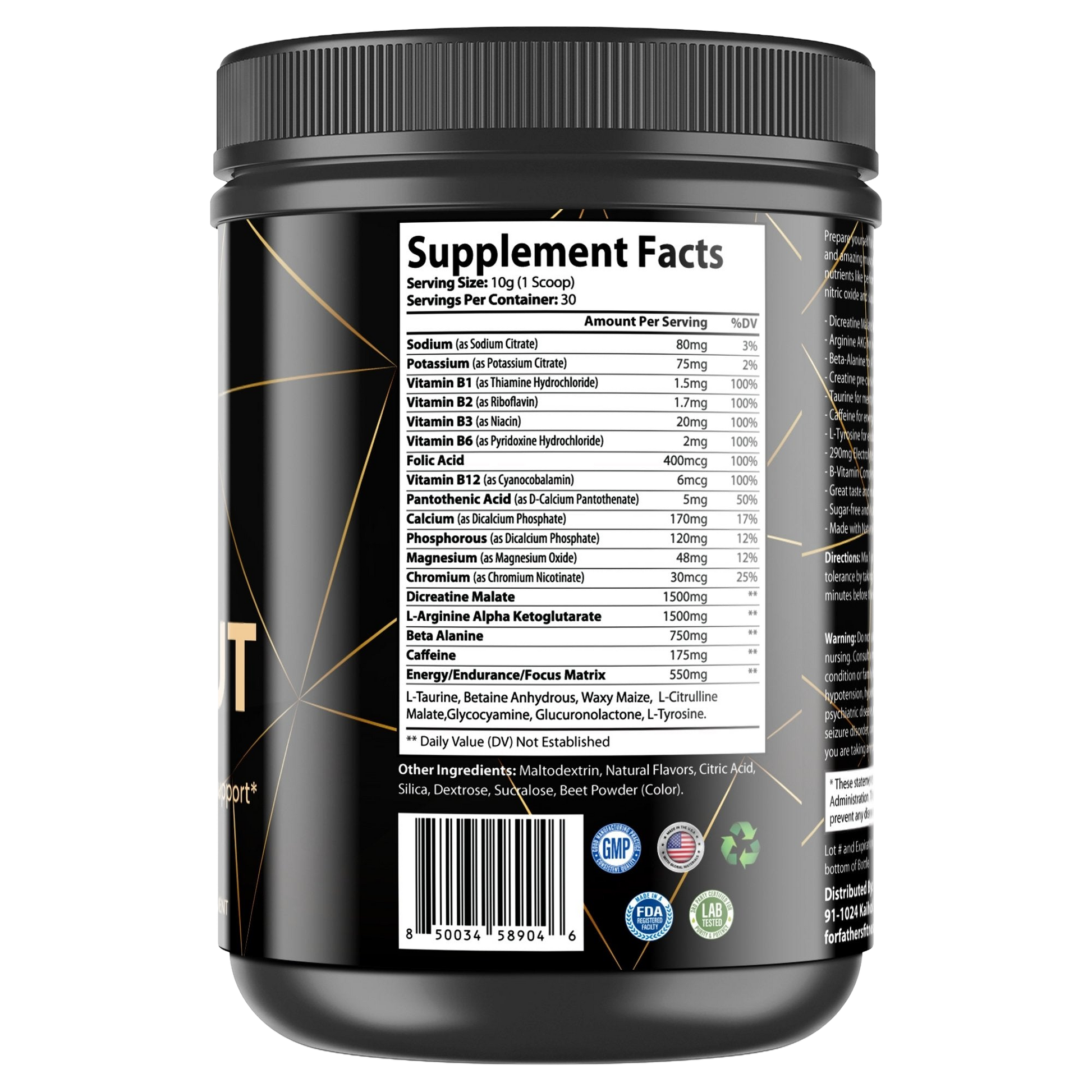 Watermelon Pre-Workout detail