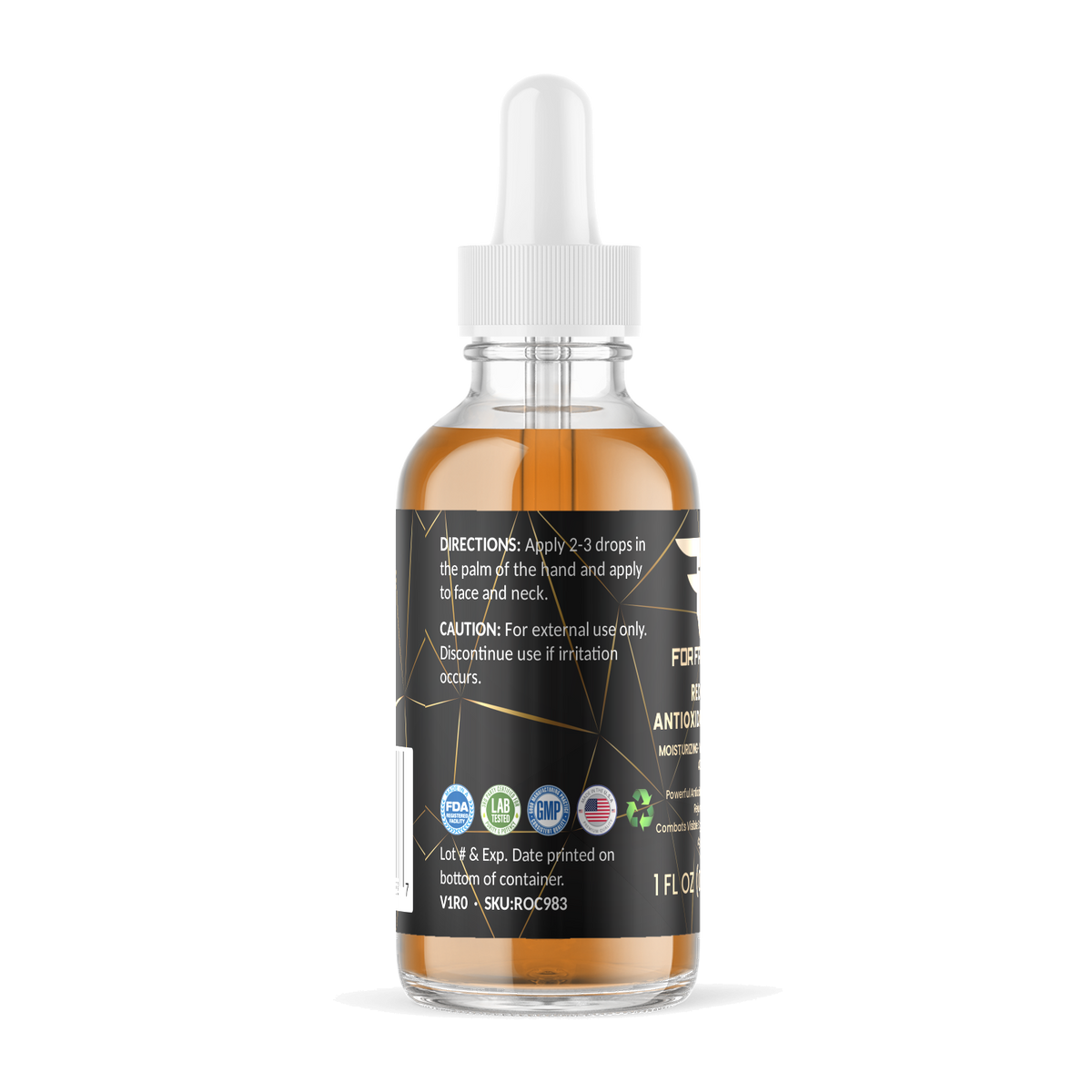 Red Tea Antioxidant Serum – For Fathers Fitness – left