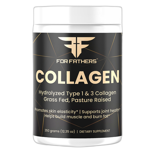 Collagen Peptides Powder on dark