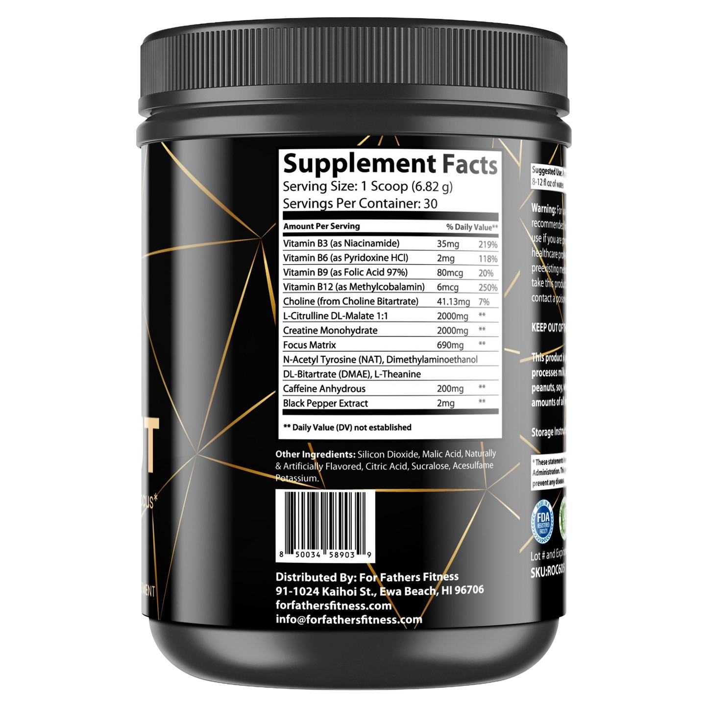 Fruit Punch Pre-Workout detail
