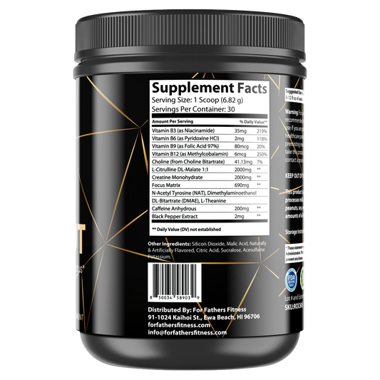 Fruit Punch Pre-Workout detail