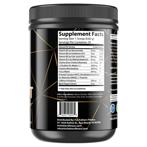 Fruit Punch Pre-Workout detail