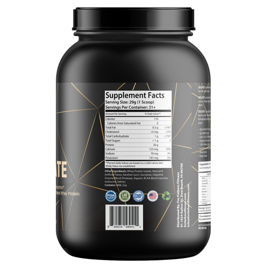 Vanilla Whey Isolate detail