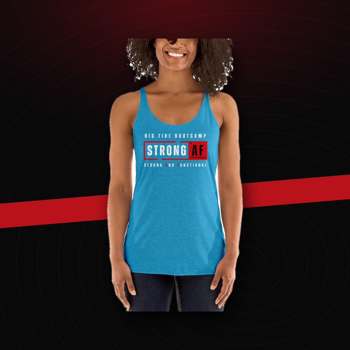 bg2|41039618015428|Big Tire Bootcamp STRONG AF apparel