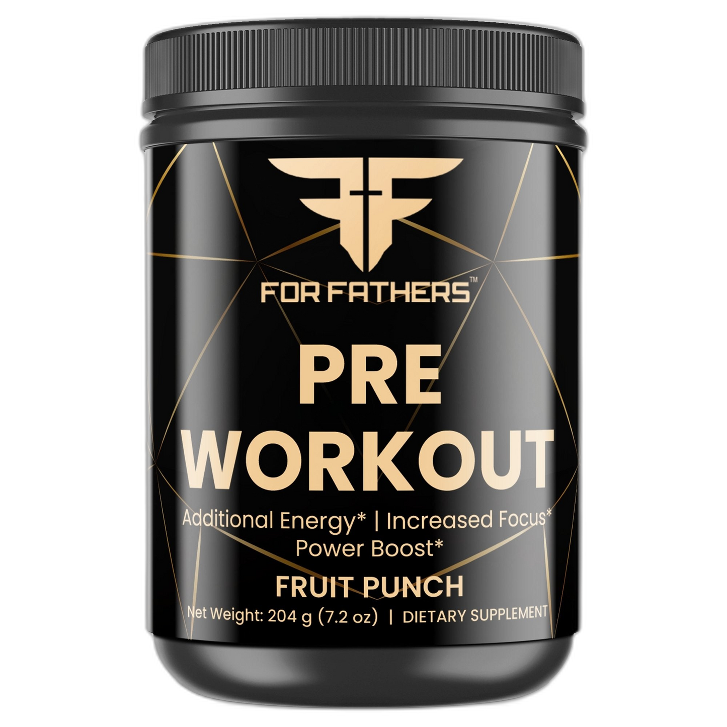 Pre-Workout Fruit Punch on dark