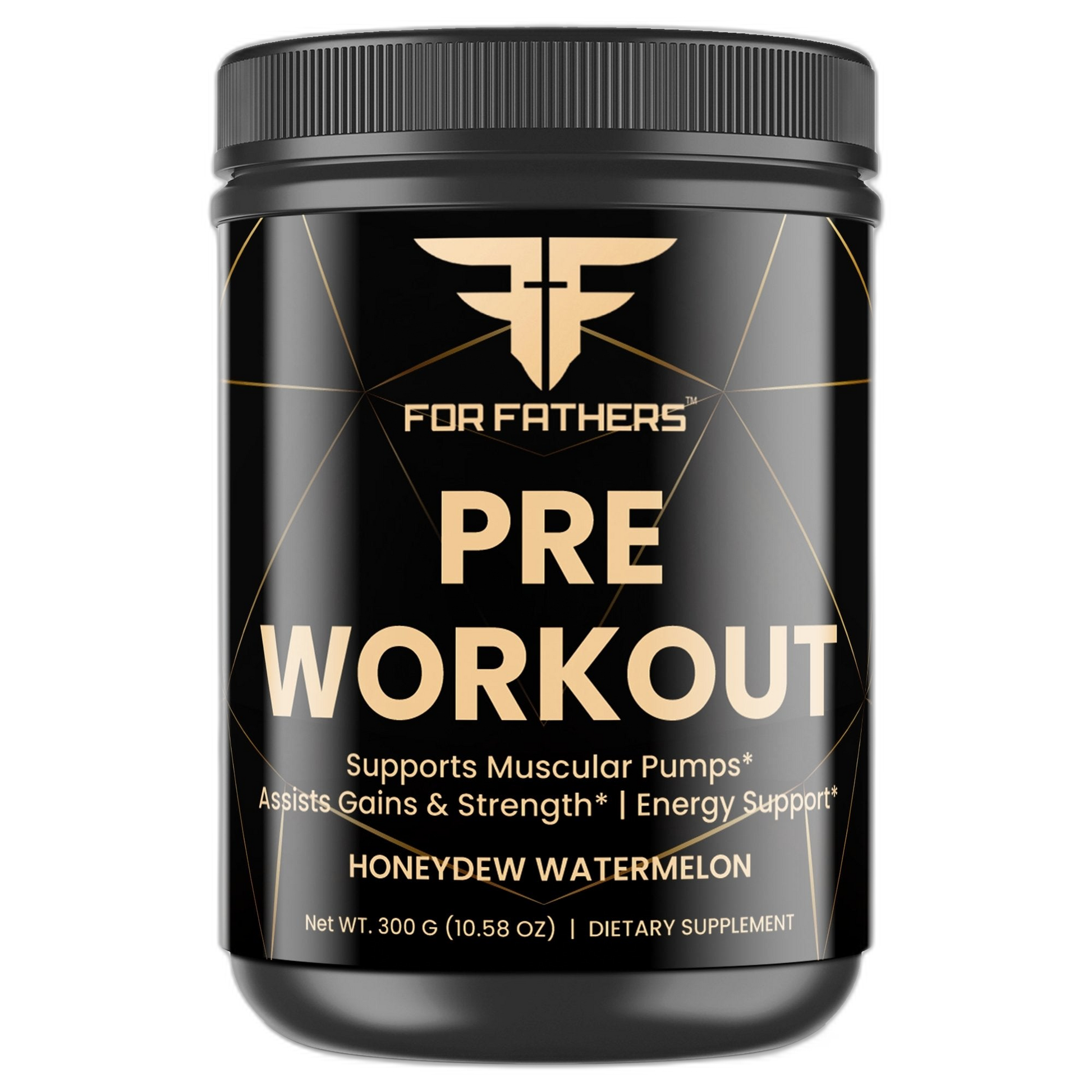 Pre-Workout Honeydew Watermelon on dark