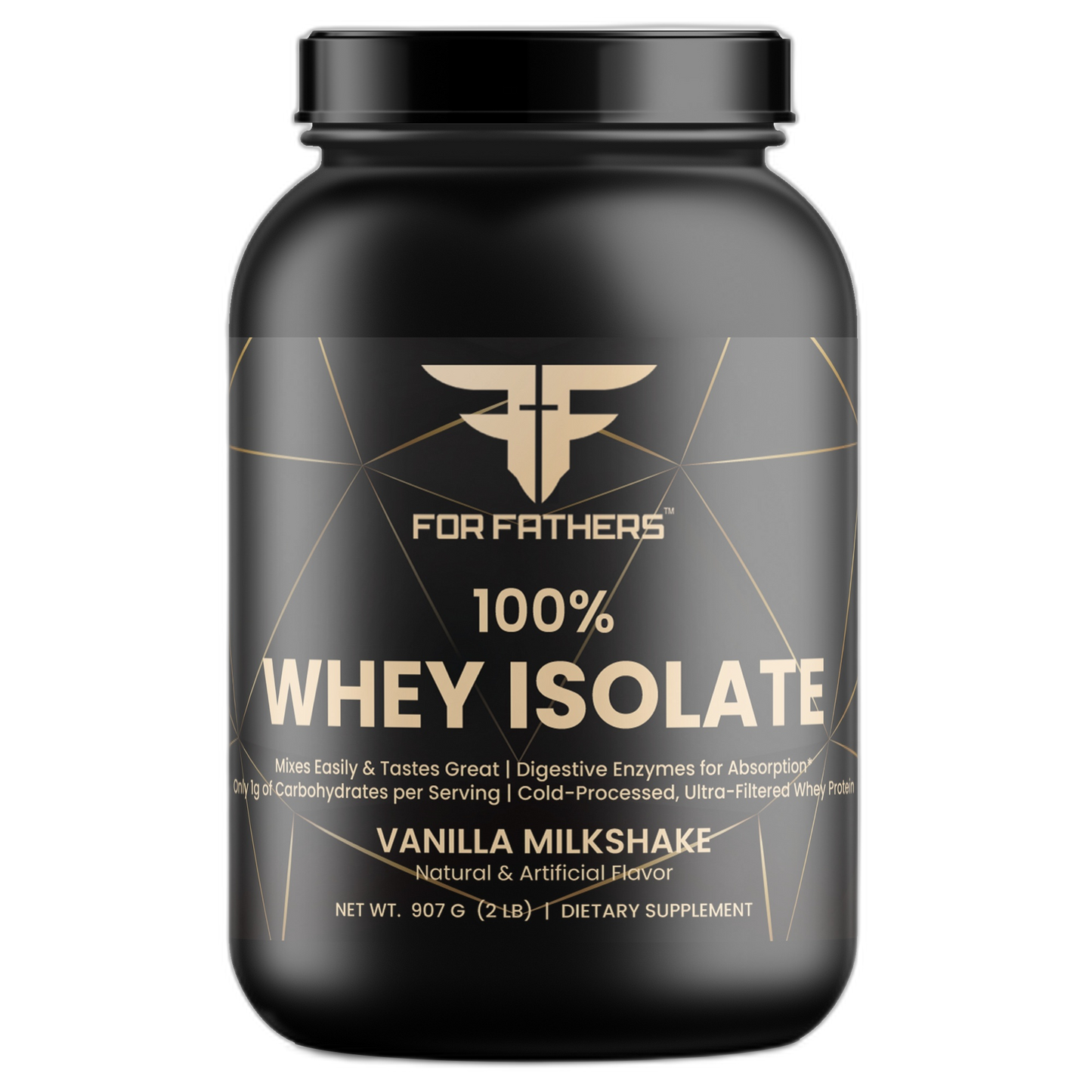 Whey Isolate Protein Vanilla on dark
