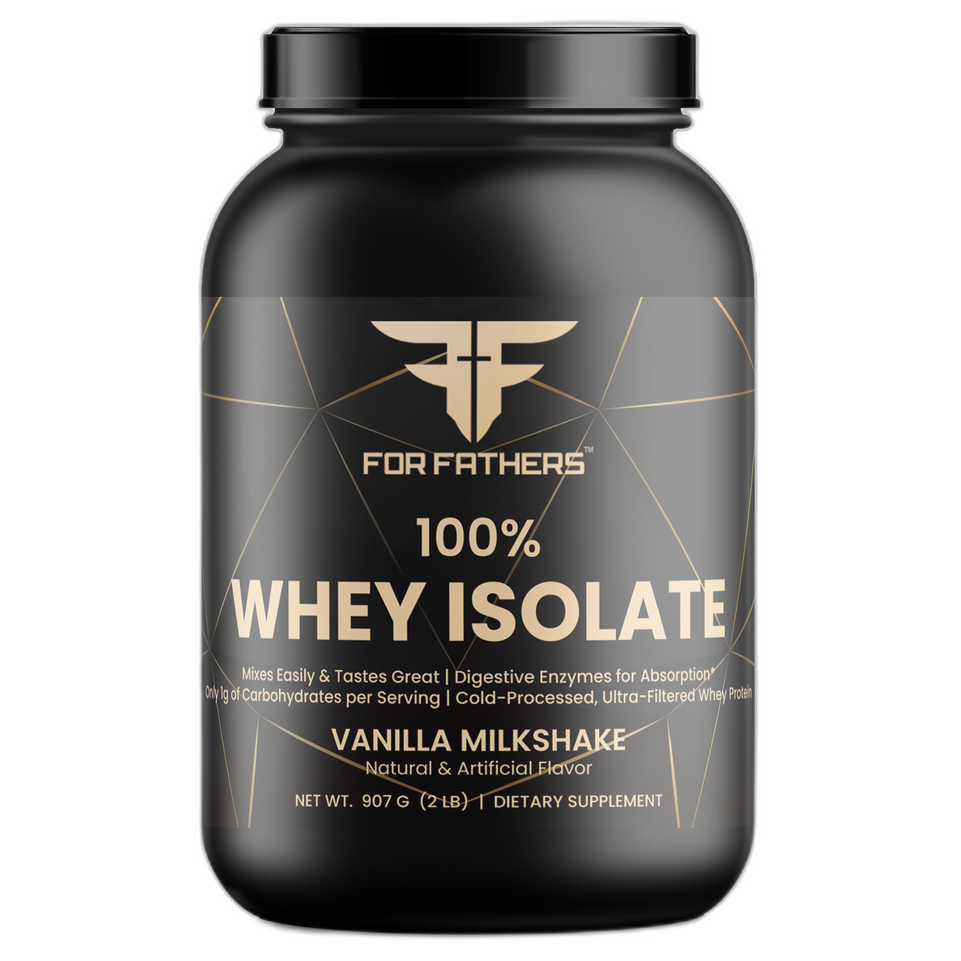 Whey Isolate Protein Vanilla on dark