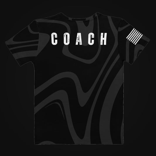 Women's Coach Shirt All Over Print on dark