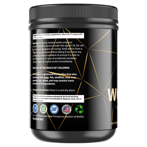 Fruit Punch Pre-Workout label