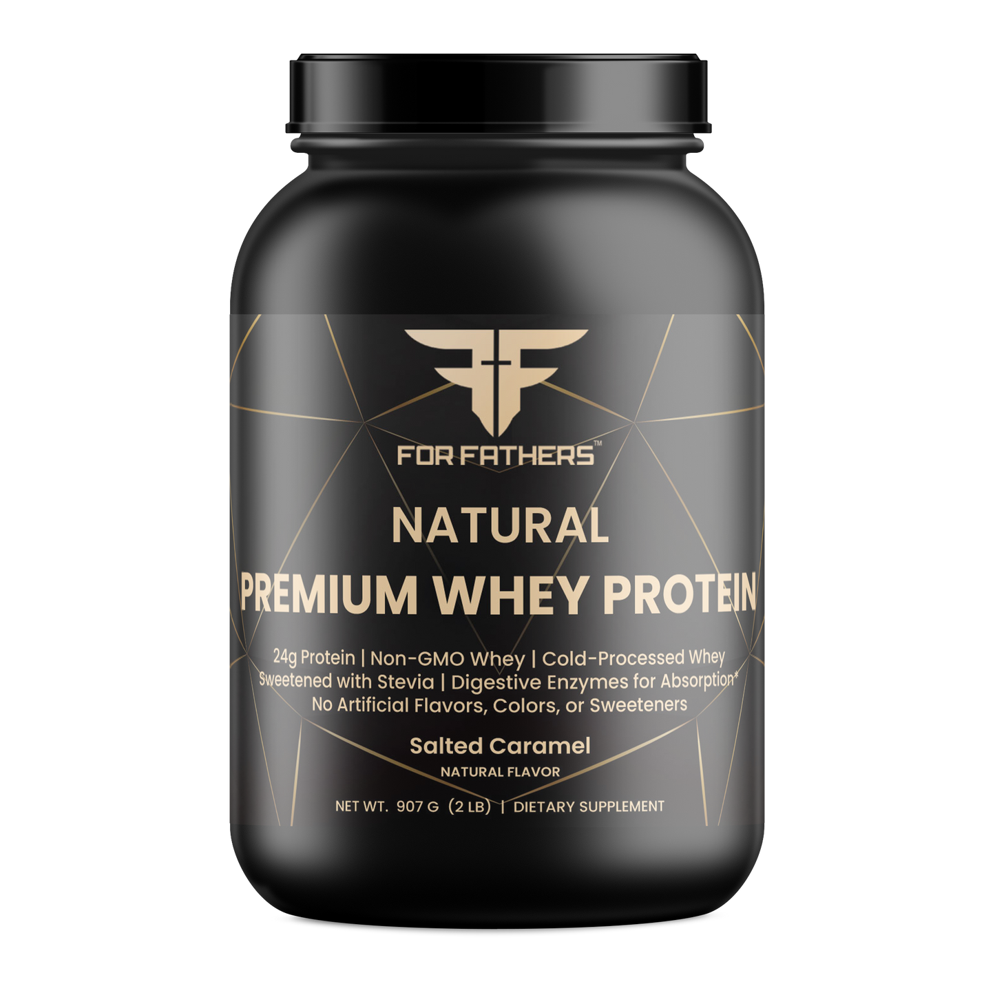2LB Salted Caramel Whey Protein — For Fathers Fitness