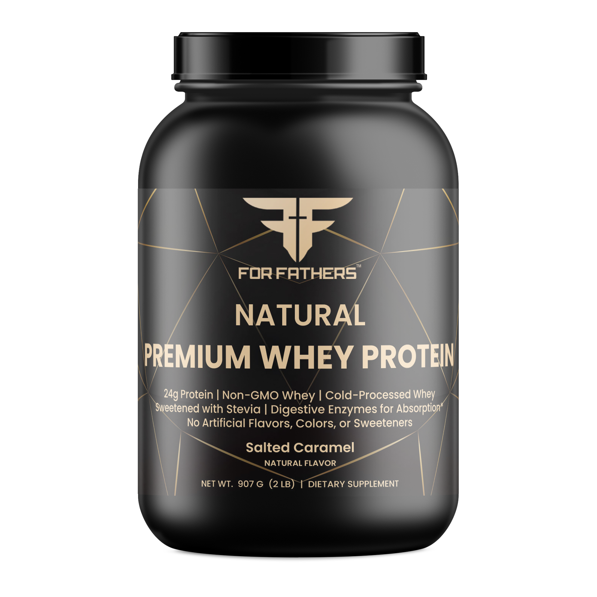 2LB Salted Caramel Whey Protein — For Fathers Fitness