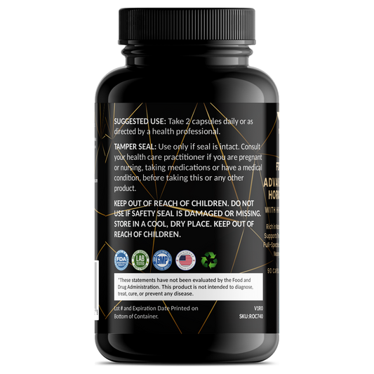 For Fathers Advanced Thyroid & Hormone Support — left view
