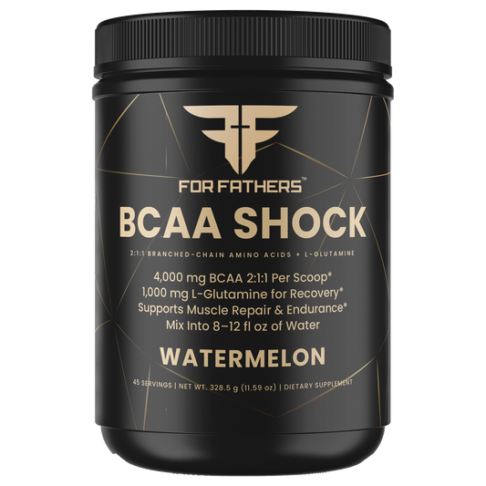 BCAA Shock Watermelon 45 servings – front view – For Fathers Fitness