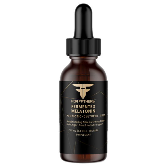Fermented Melatonin 2 fl oz (54 ml) – front view – For Fathers Fitness