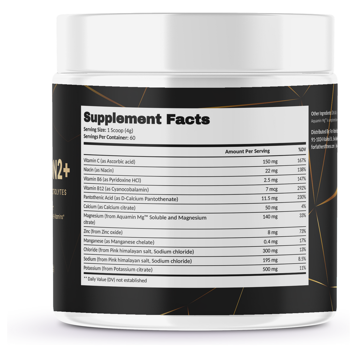 For Fathers HydraFuel ION2 Hydration Fruit Punch — right view