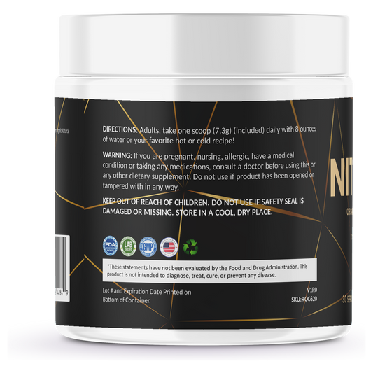 For Fathers Nitric Boost Organic Beet Root Powder — left view