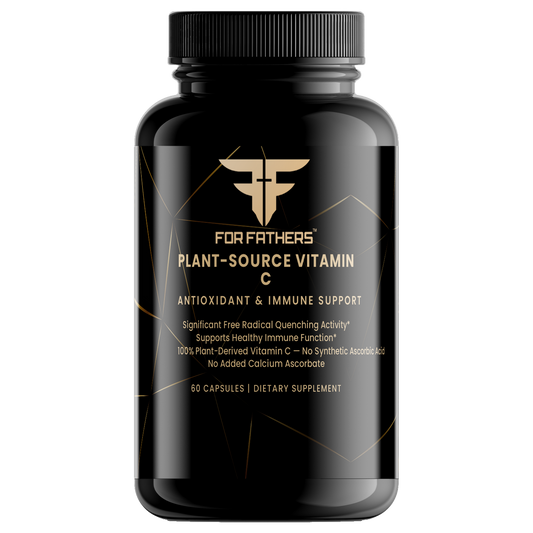 Plant-Source Vitamin C 60 capsules – front view – For Fathers Fitness