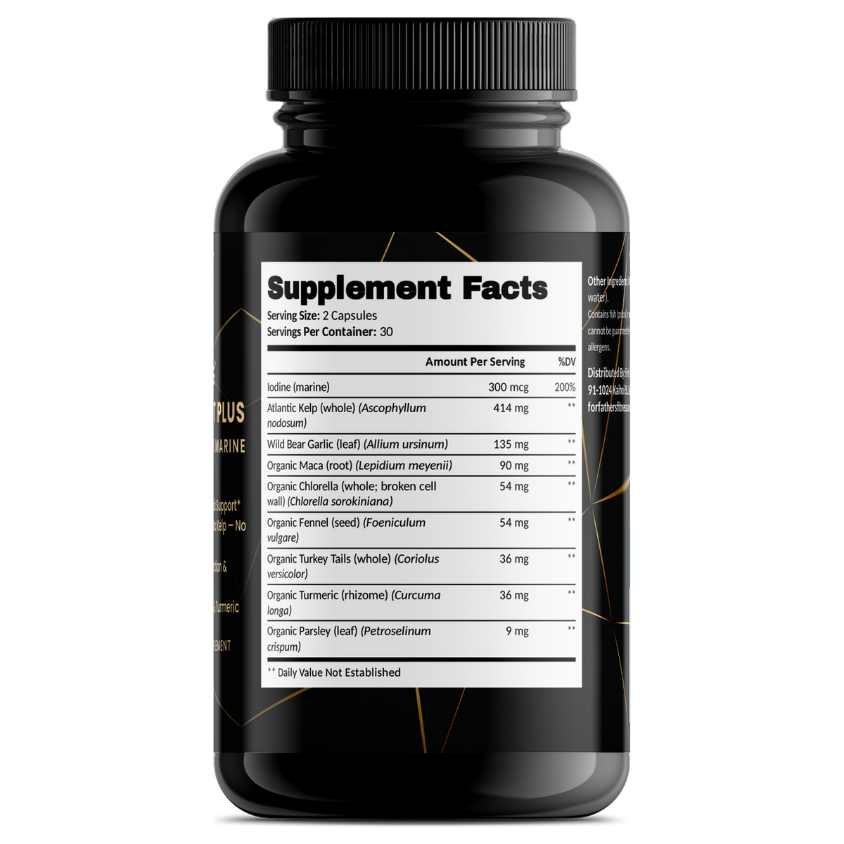 For Fathers Thyroid Support Plus — right view