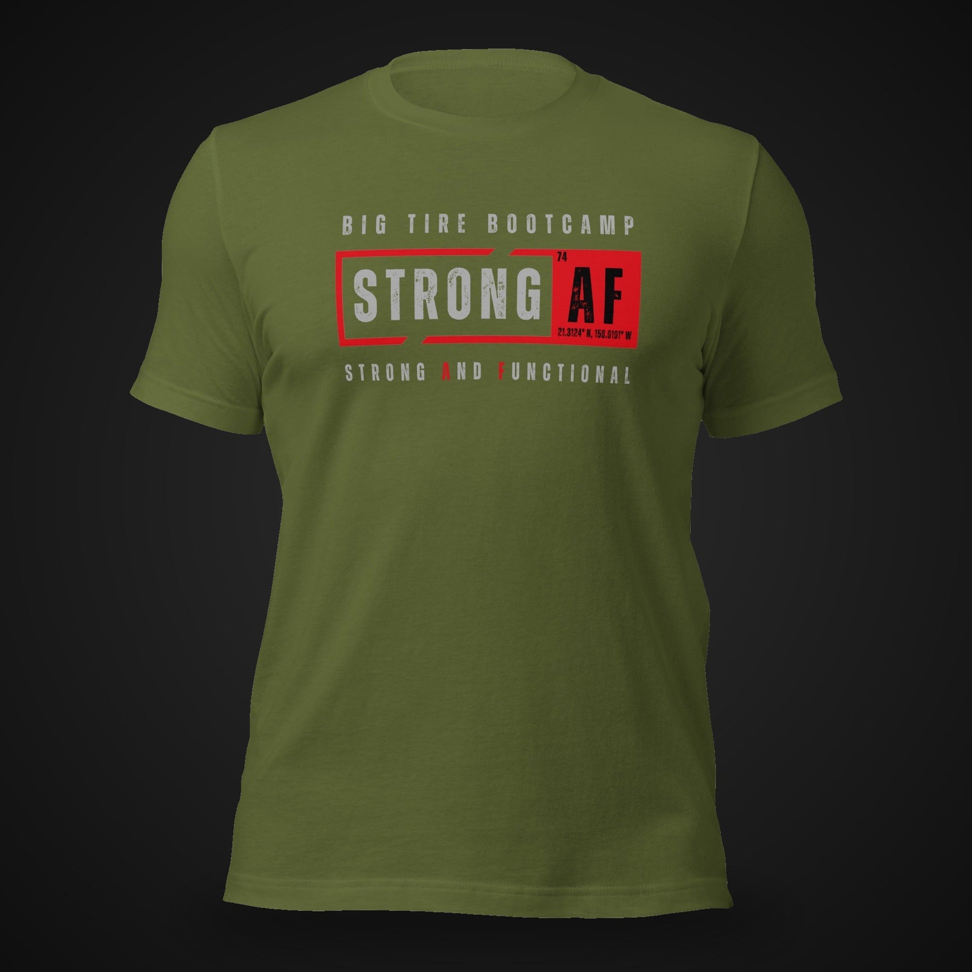 Big Tire Bootcamp STRONG AF apparel