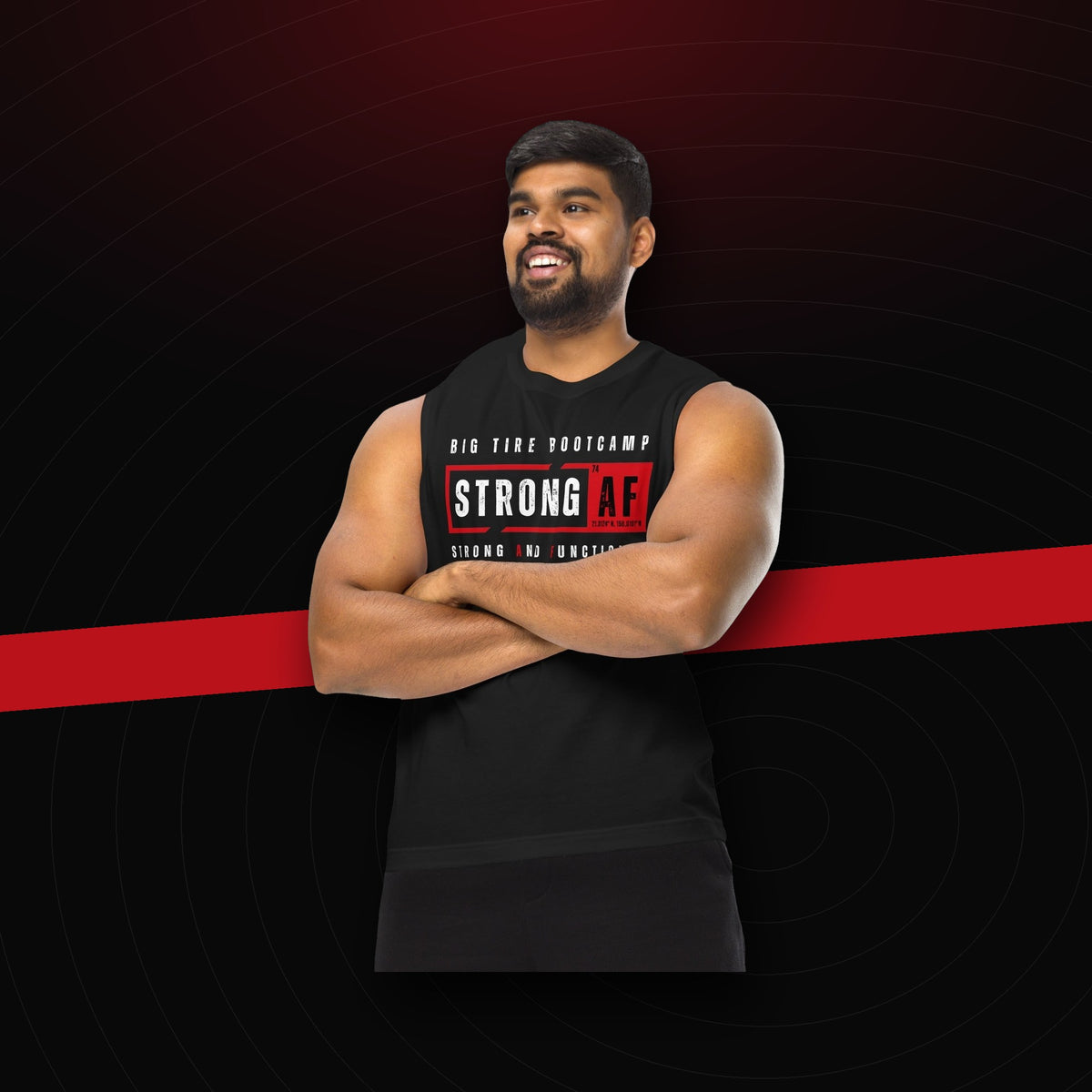 bg2|39103438258372|Big Tire Bootcamp STRONG AF apparel