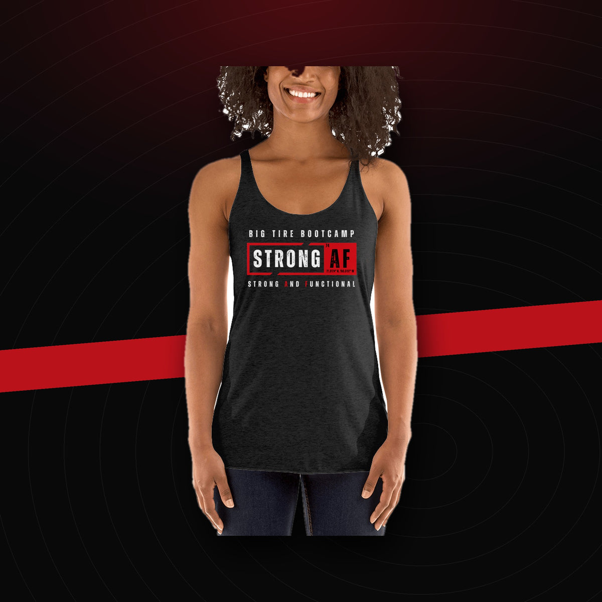 bg2|41039617917124|Big Tire Bootcamp STRONG AF apparel