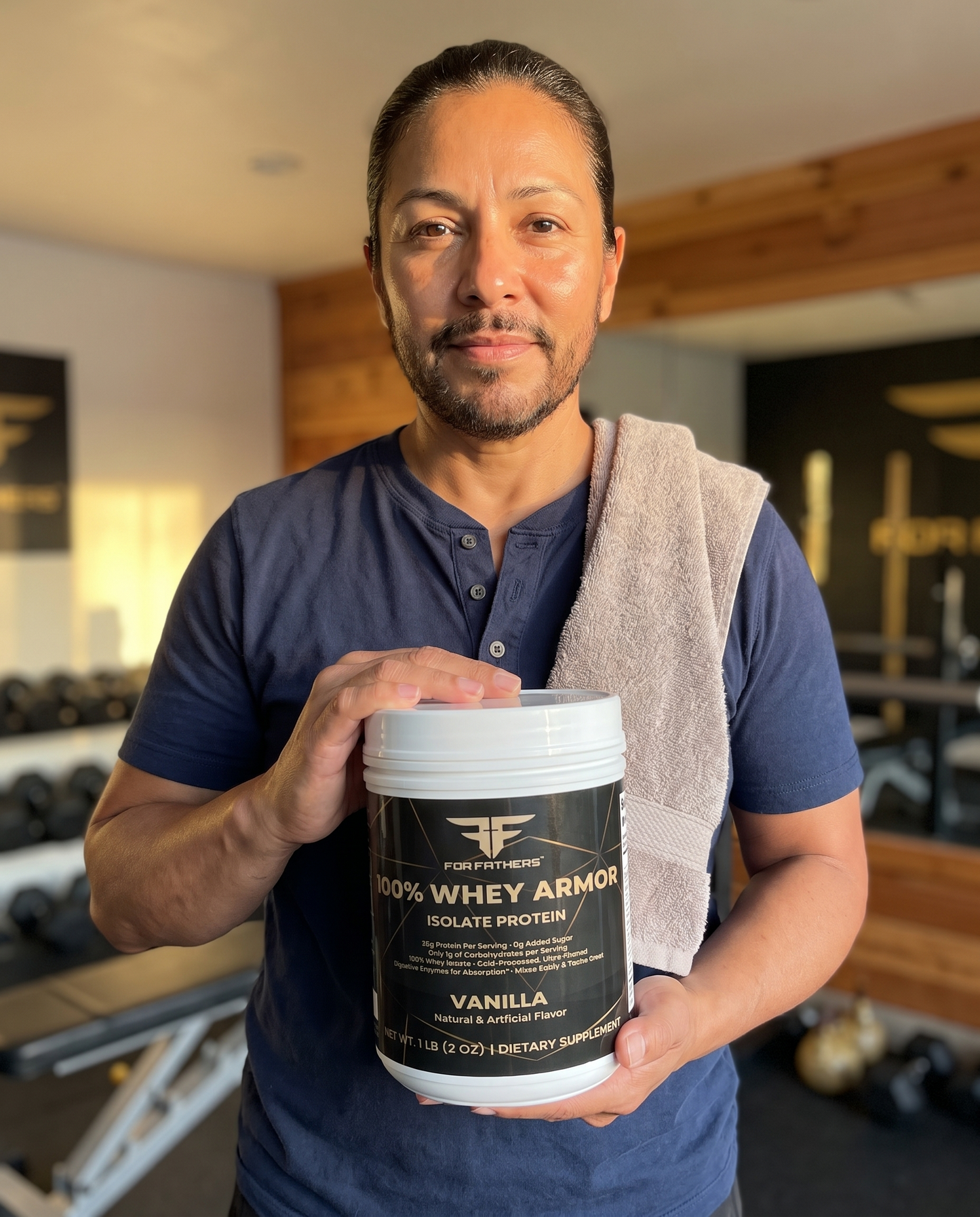 100% Whey Armor Isolate – For Fathers Fitness – lifestyle