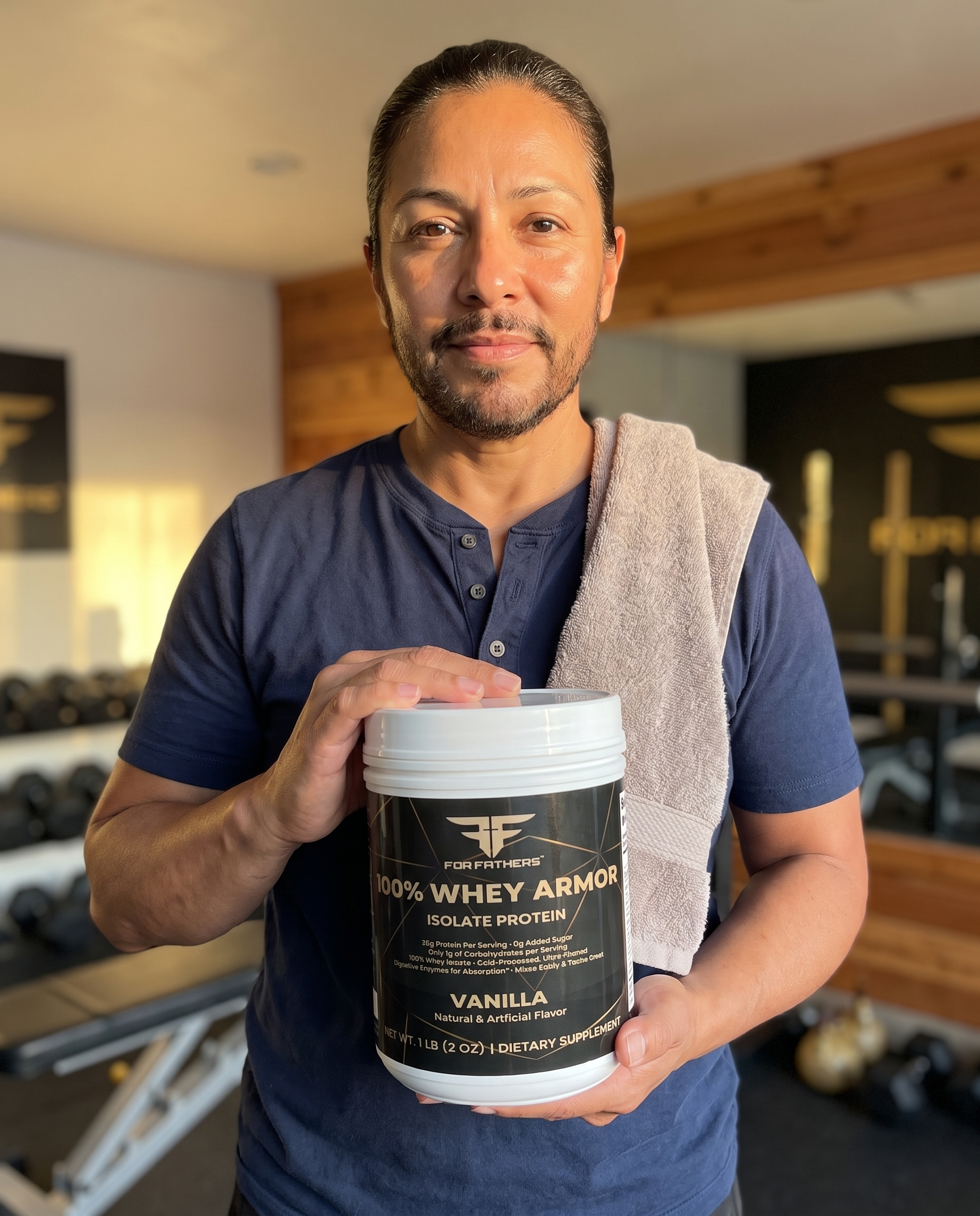 100% Whey Armor Isolate – For Fathers Fitness – lifestyle