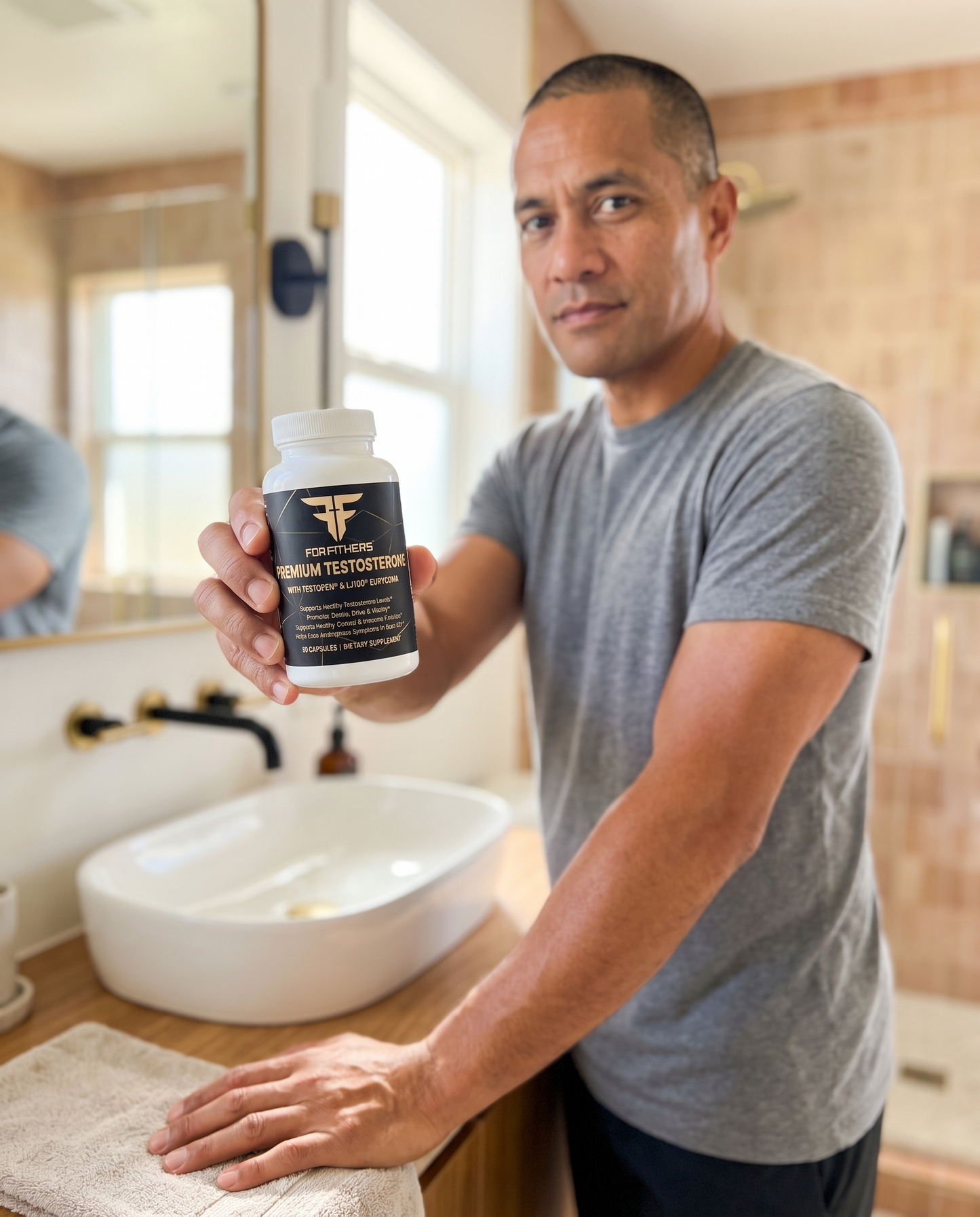 Premium Testosterone with Testofen® & LJ100® – For Fathers Fitness – lifestyle