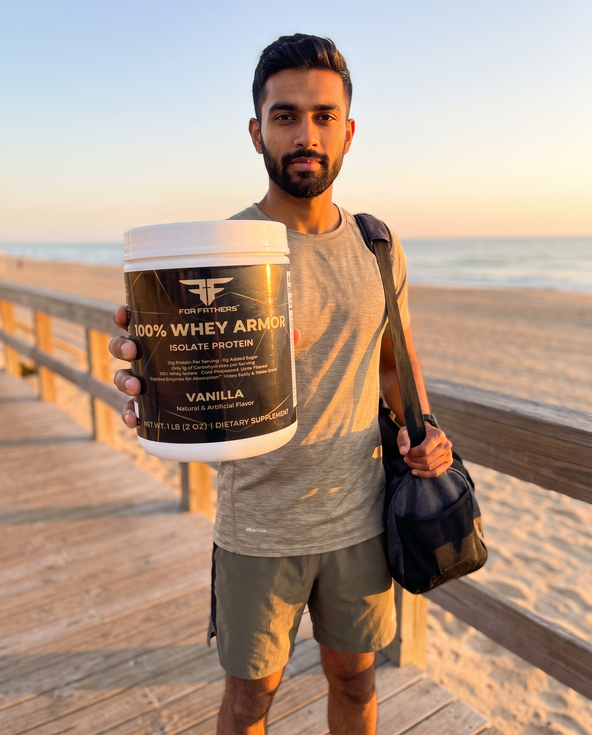 100% Whey Armor Isolate – For Fathers Fitness – lifestyle
