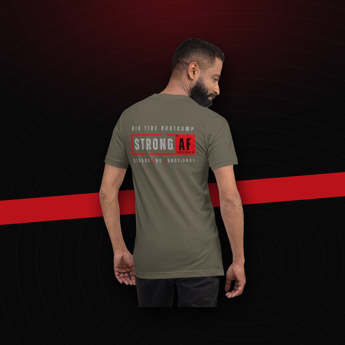 bg2|39103437570244|Big Tire Bootcamp STRONG AF apparel