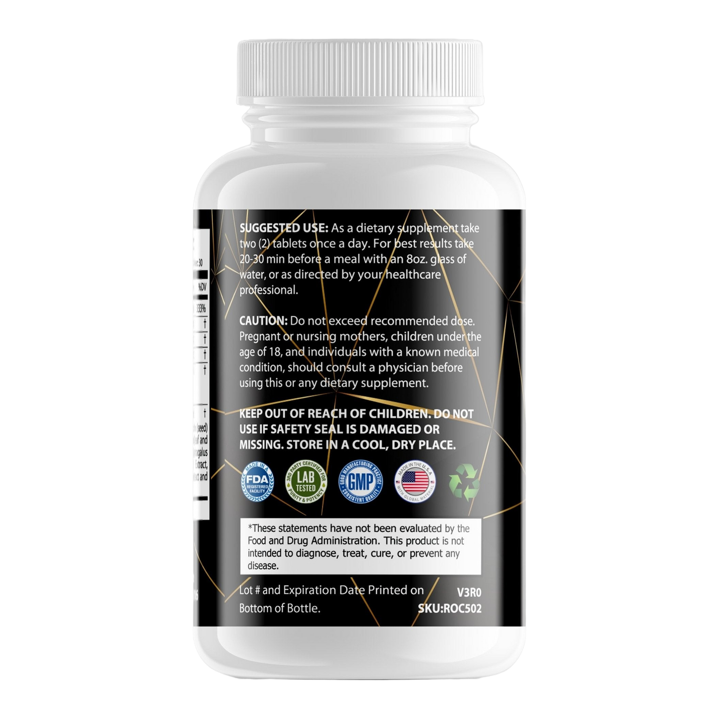 For Fathers Fitness male enhancement label