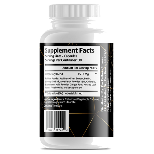 Max Detox Acai Berry Complex - back label