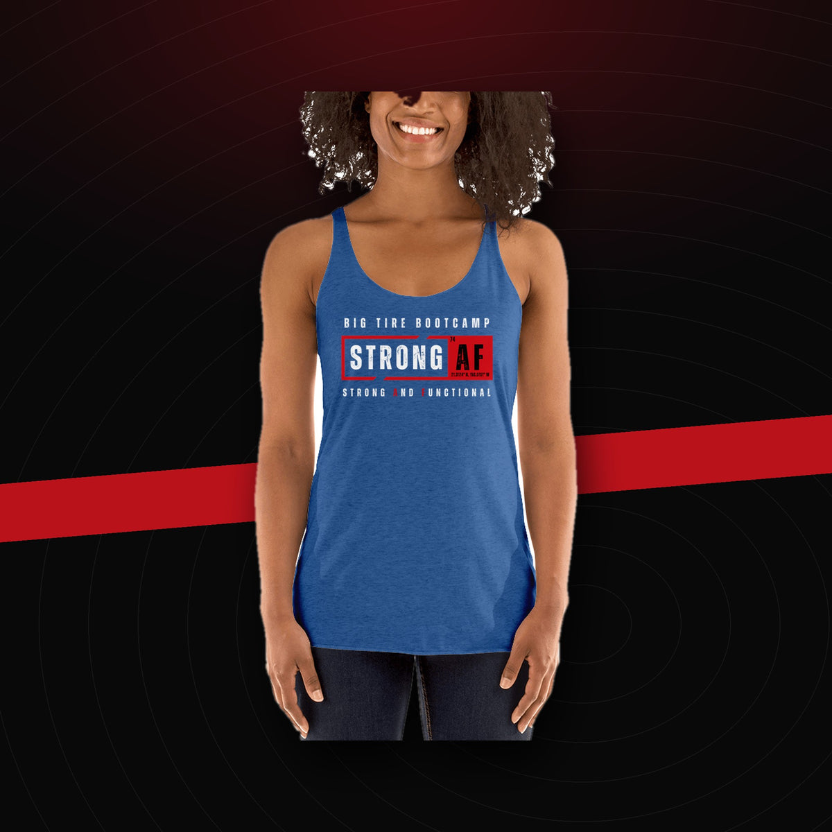 bg2|41039617949892|Big Tire Bootcamp STRONG AF apparel