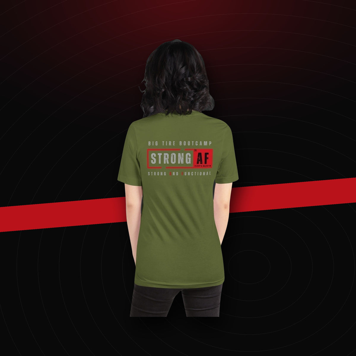 bg2|39103437930692|Big Tire Bootcamp STRONG AF apparel