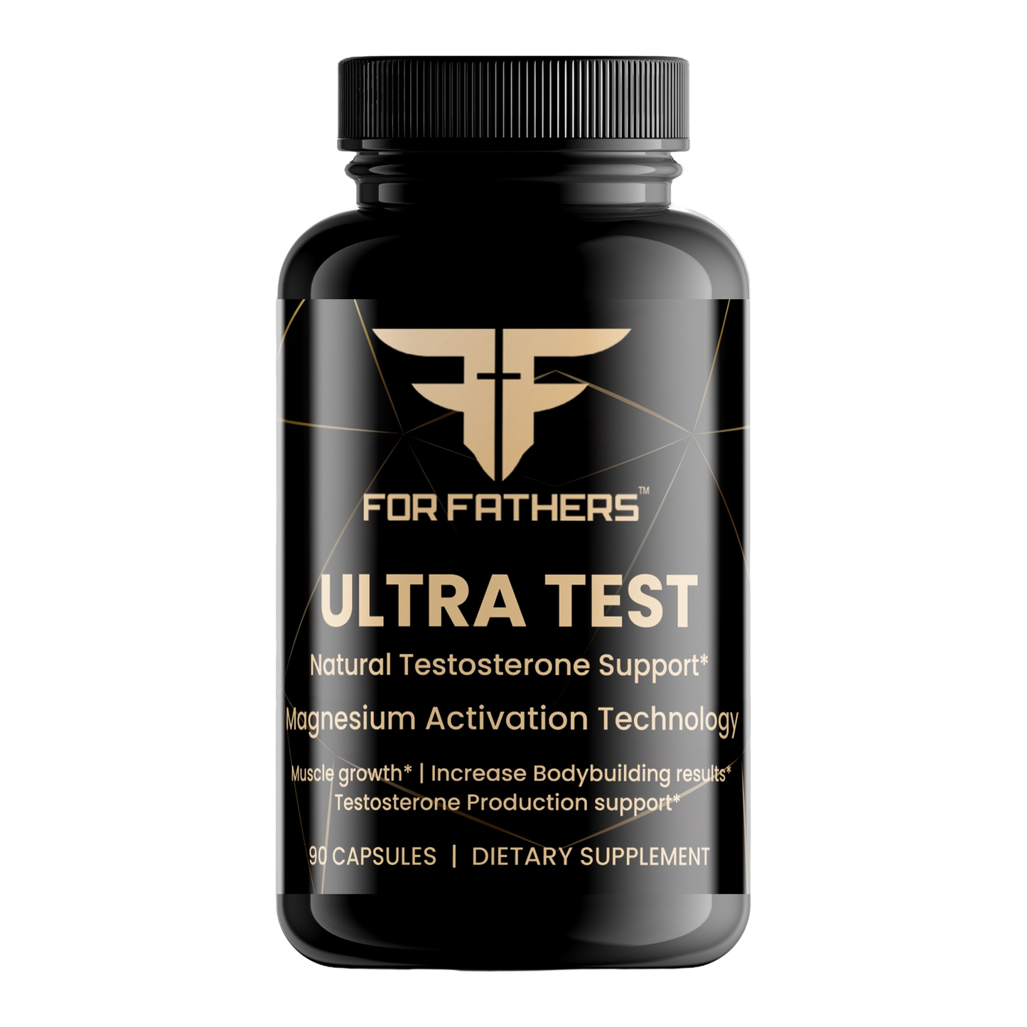 For Fathers Fitness ultra test natural testosterone support label