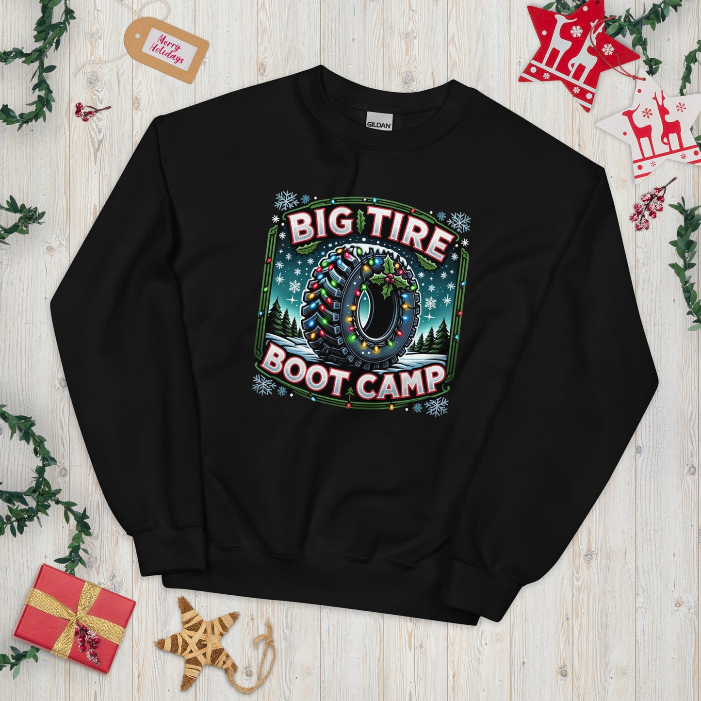 Big Tire Bootcamp Holiday Sweatshirt