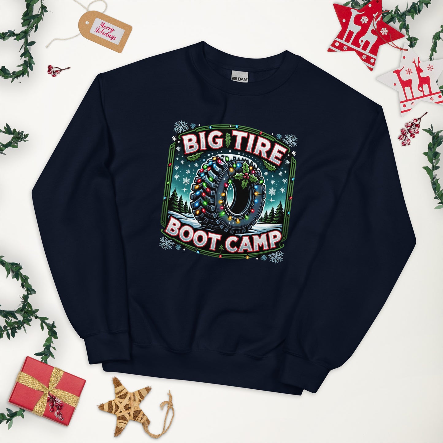 Big Tire Bootcamp Holiday Sweatshirt