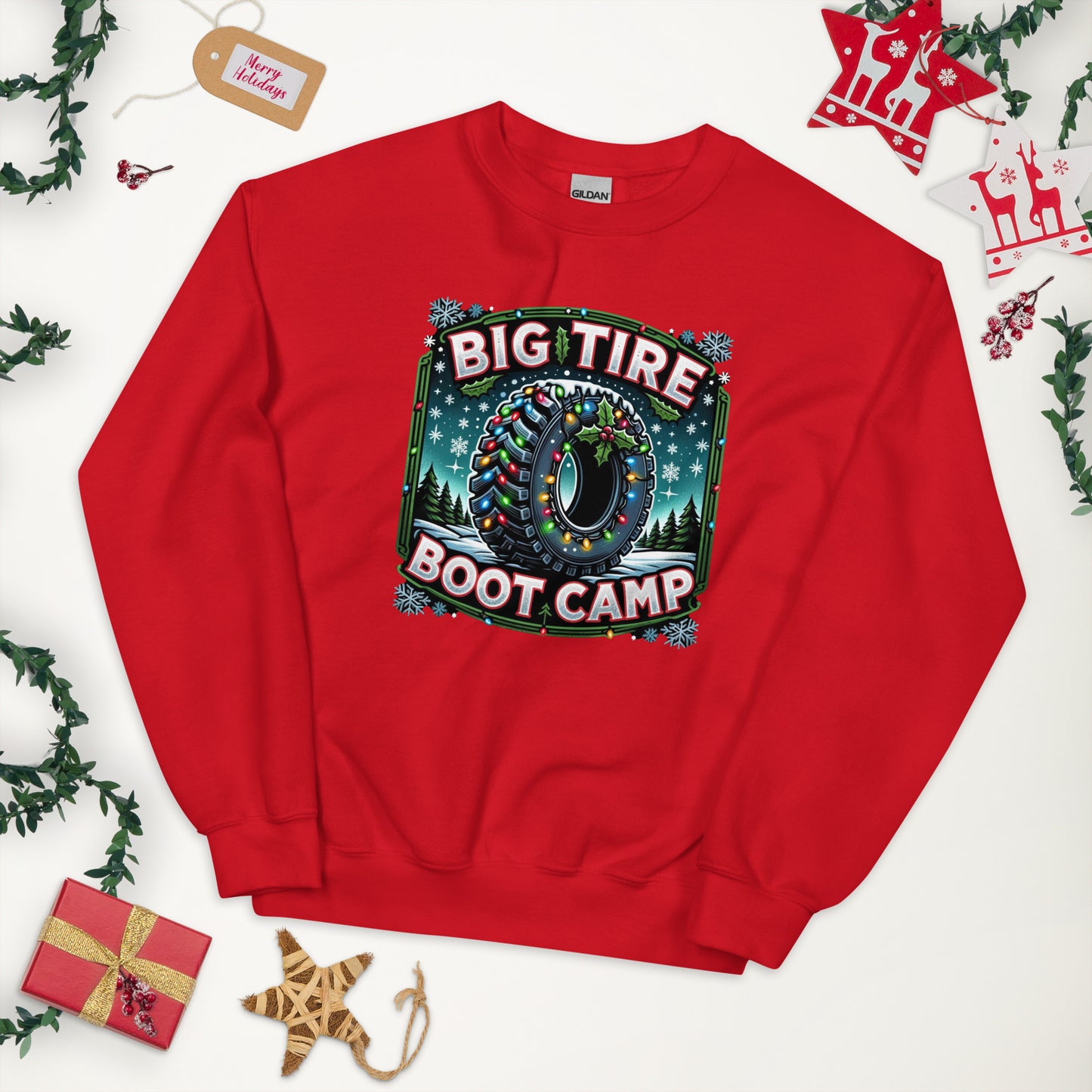 Big Tire Bootcamp Holiday Sweatshirt